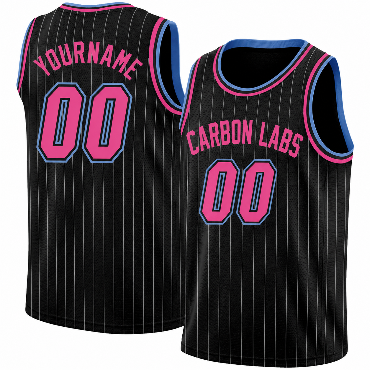 Black pink Carbon Labs jersey